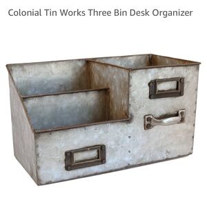 Metal desk organizer